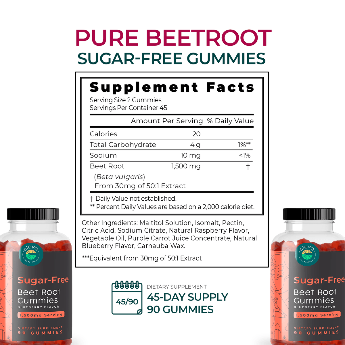 Sugar-Free Beet Root Gummies