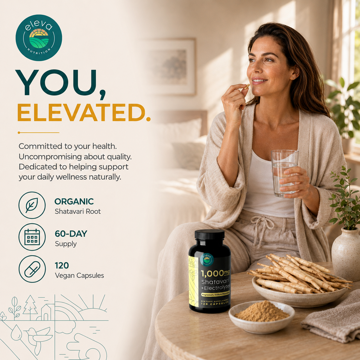 ORGANIC SHATAVARI 1,000mg